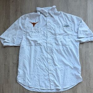 Texas Mens Columbia PFG Button Down